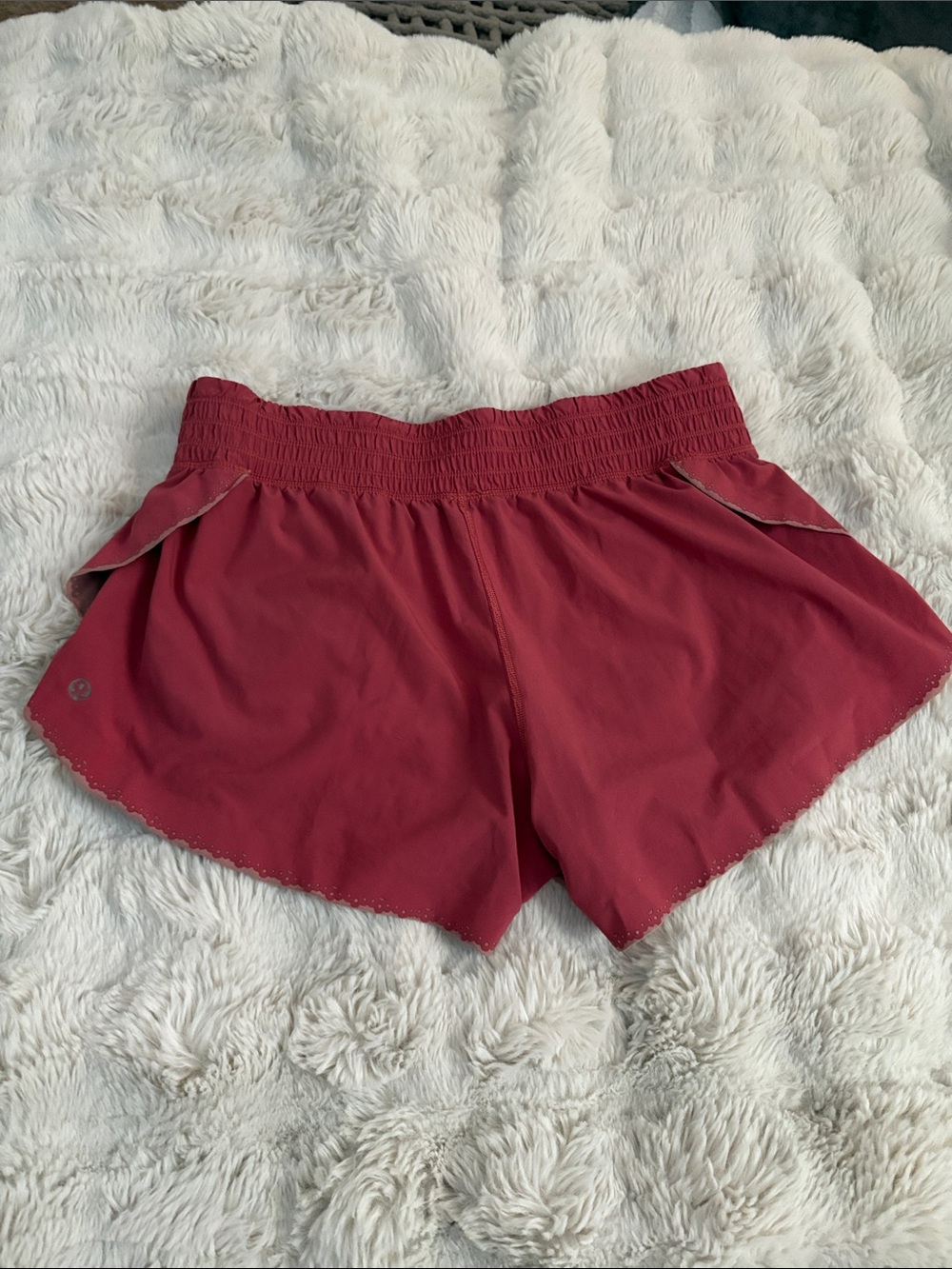Lululemon Shorts- coral pink SIZE 6
